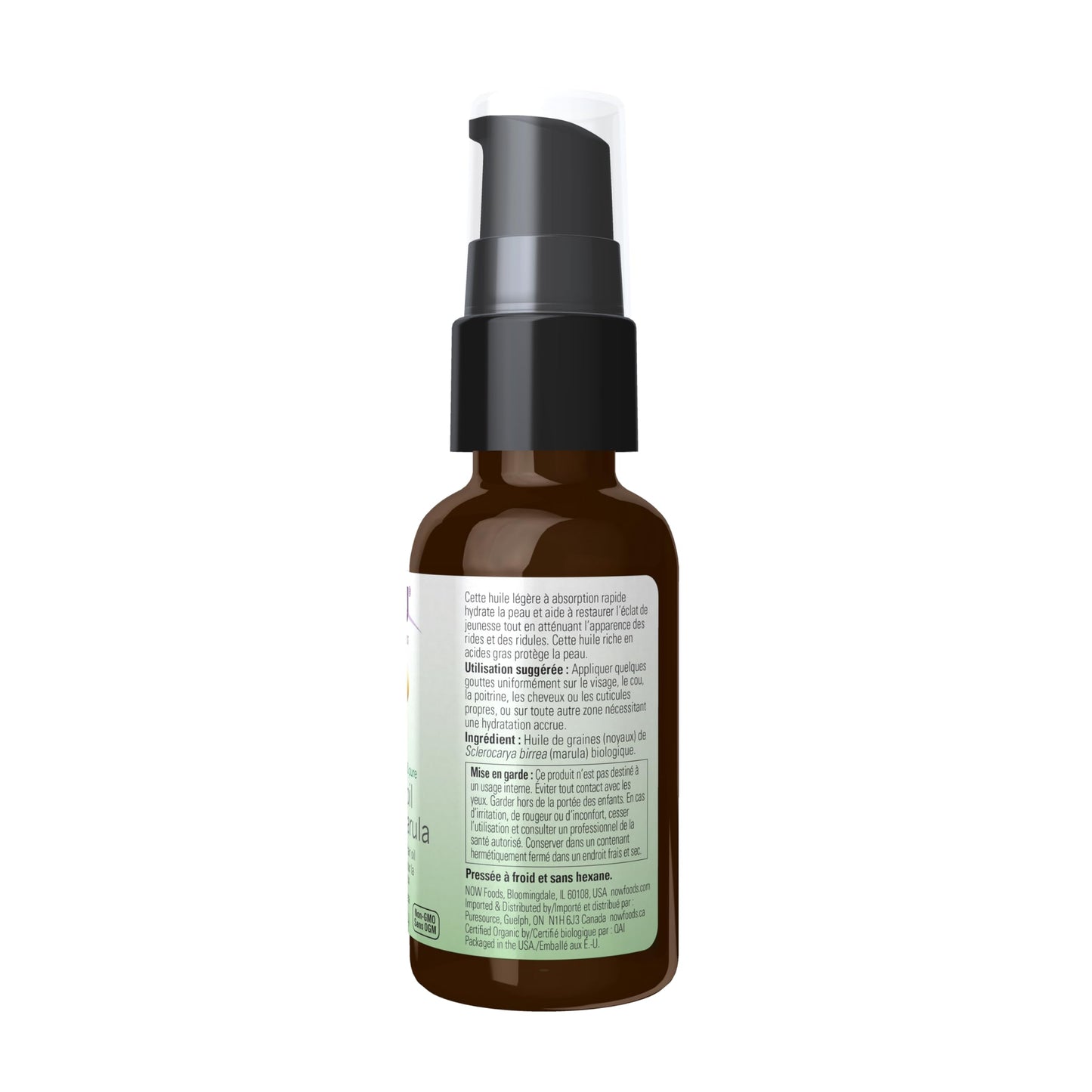 NOW Foods Solutions, Organic Marula Oil, Skin Hydrating and Nourishing, 100% Pure, 1-Ounce Beauty & Personal Care NOW Foods