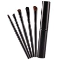 Mokale 5 Pieces Professional Eyeshadow Brush Makeup Kit Designer Cosmetic Eye Makeup Tools With Luxury Case Synthetic & Goat Hair Stylish Ergonomic Beauty & Personal Care Mokale
