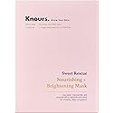 Knours. Nourishing & Hydrating Mask, Rose Water Toning Rejuvenating Facial Nourishing Clean Beauty (5 Count) Beauty & Personal Care Knours.