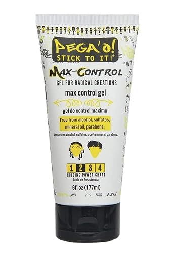 PEGA'O! Max Control - Gel For Radical Creations, Level 2 Holding Power, Free From Alcohol, Sulfates, Mineral Oil, Parabens, Delivers a Hold For Hair Beauty & Personal Care PEGA'O!