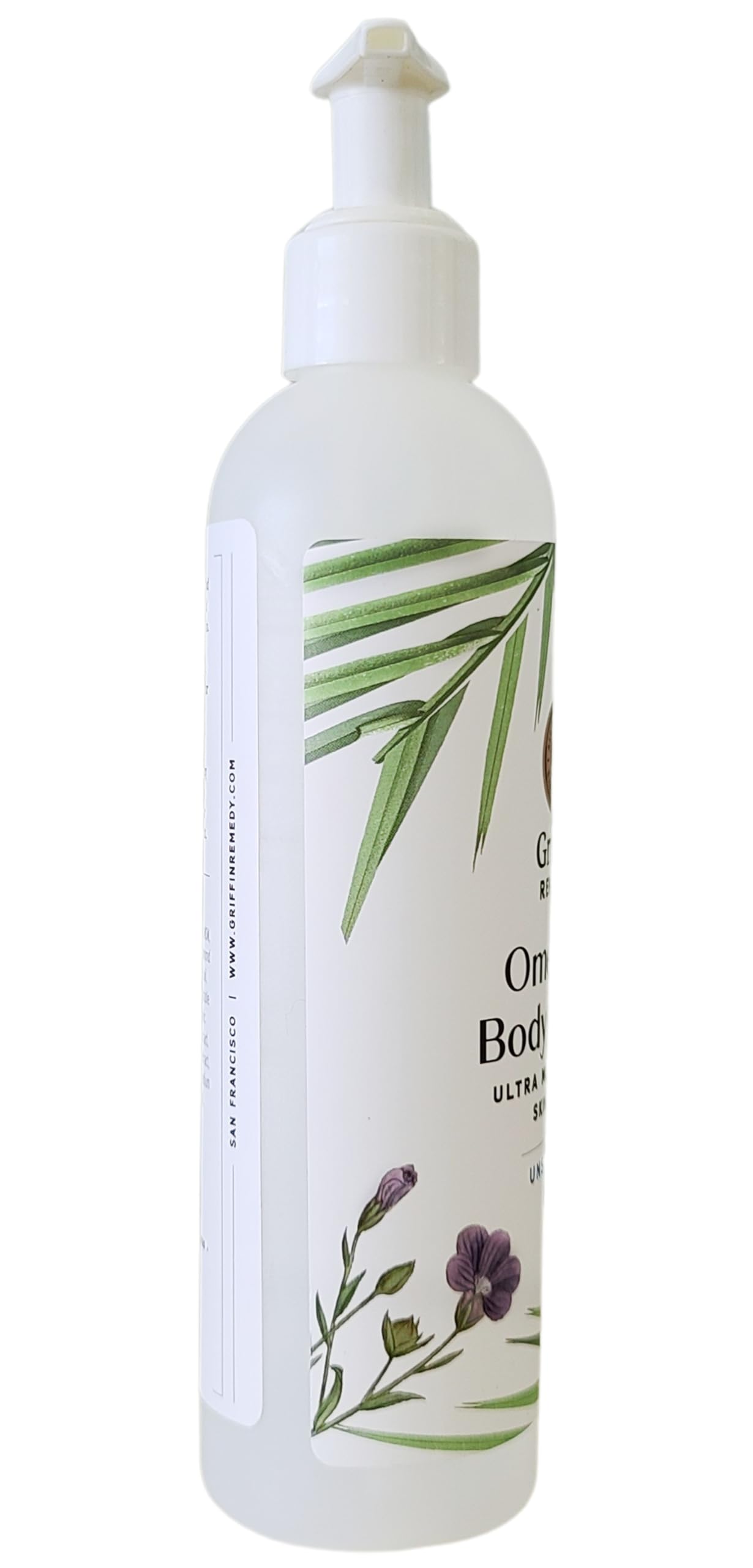 Griffin Remedy Omega-3 Body Lotion-Unscented with Organic MSM and Essential Oils, Ultra Moisturizing, All Natural, Paraben Free, Sulfate Free 8 fl oz Beauty & Personal Care Griffin Remedy