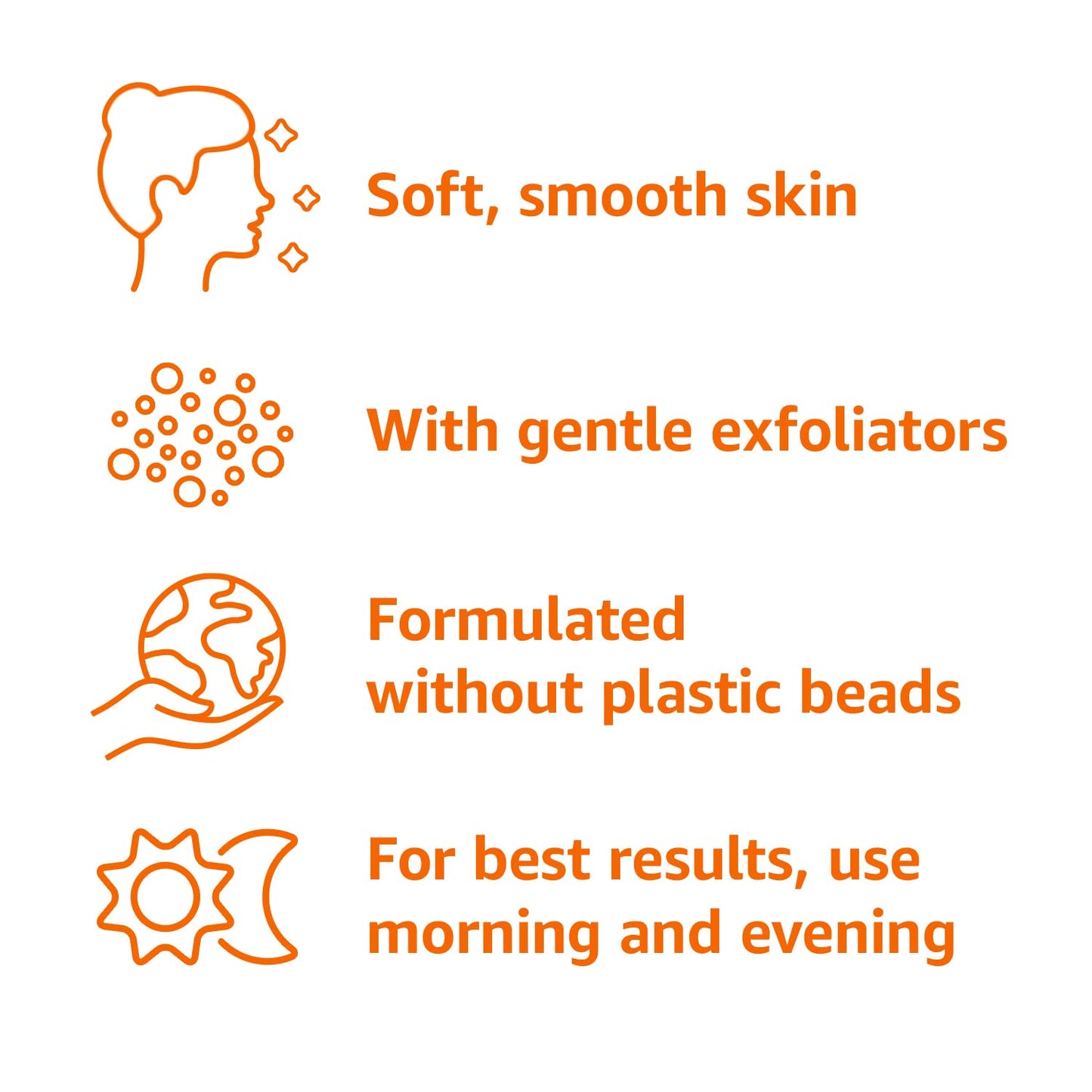 Amazon Basics Gentle Exfoliating Face Wash, Replenishing Daily Facial Cleanser, Refreshing, 6.78 fl oz (Pack of 3) Beauty and Personal Care Amazon Basics
