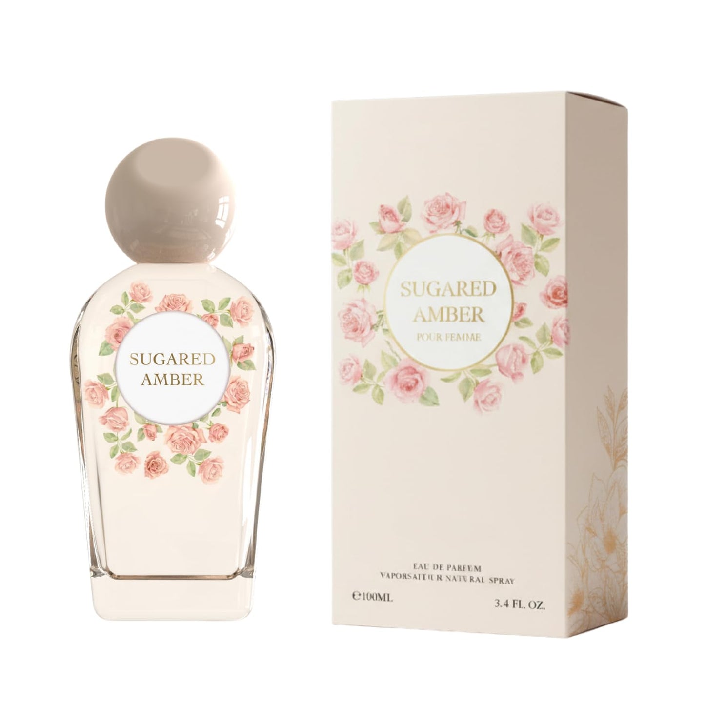Jean Rish Sugared Amber Perfume for Women Eau De Parfum, Long-Lasting Luxury Fragrance, Made In USA - Vanilla Orchid, Sugar Violet, Whipped Amber Beauty & Personal Care Jean Rish