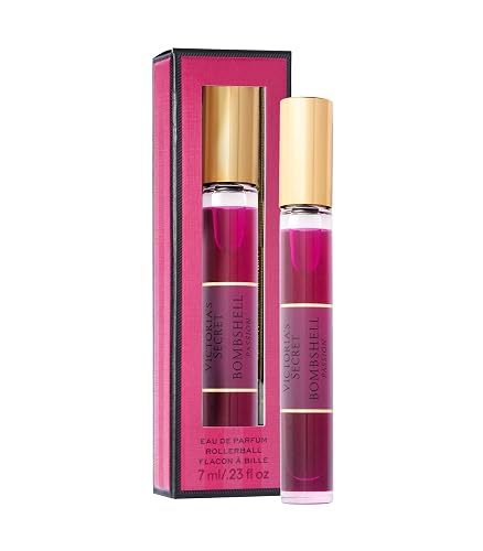 Victoria's Secret Bombshell Passion Eau de Parfum Rollerball, Notes of Sparkling Cassis, Queen Peony & Fuchsia Rose, Travel Size Mini Perfumes for Beauty & Personal Care Victoria's Secret