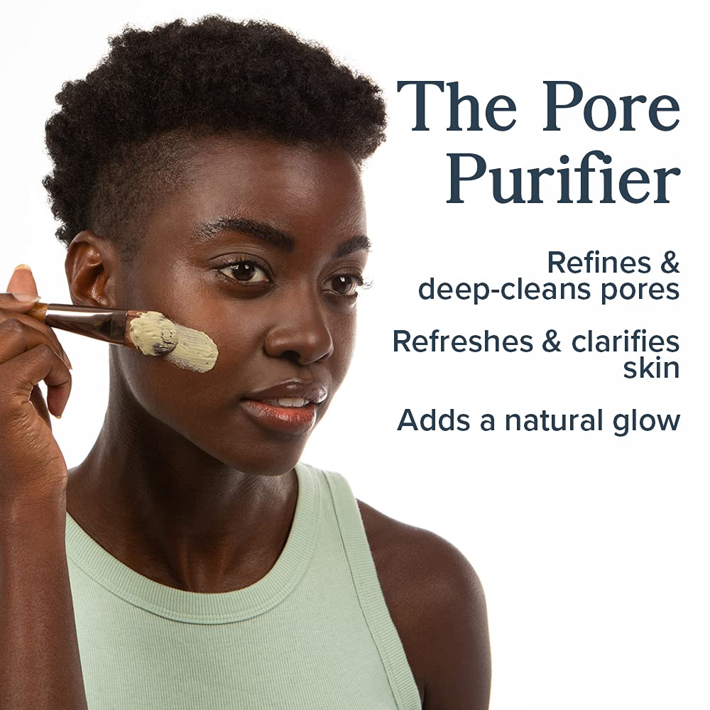 Heritage Store Ancient Healing Clay Pore-Cleansing Mask | Refines & Purifies with 100% Natural Calcium Bentonite | 31oz Beauty & Personal Care Living Clay