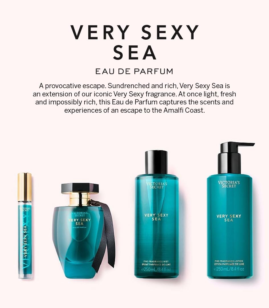 Victoria's Secret Very Sexy Sea Fragrance Mist, Notes of Italian Bergamot, Neroli Blossom & Sundrenched Cedar, Body Spray for Women (8.4 oz) Beauty & Personal Care Victoria's Secret