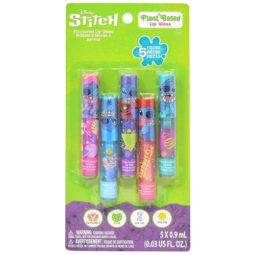 Disney Stitch Flavored Lip Gloss Set for Kids Beauty & Personal Care Townley Girl