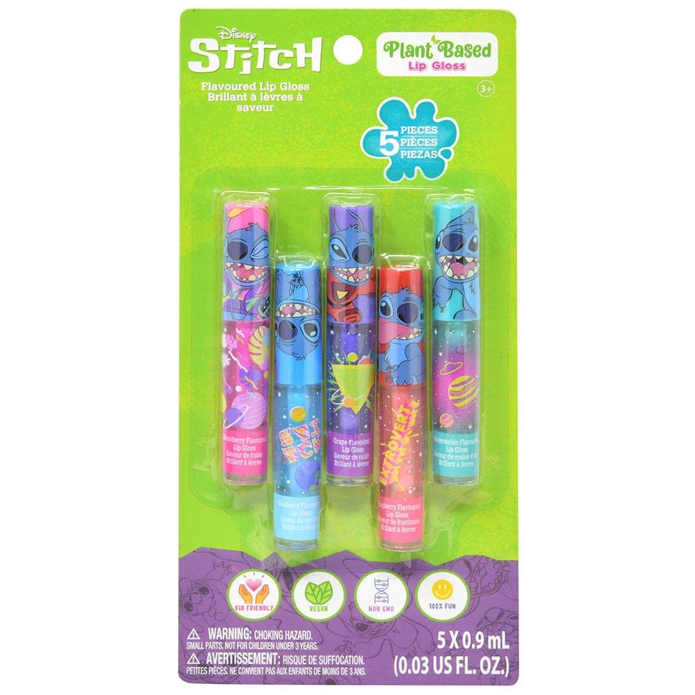 Disney Stitch Flavored Lip Gloss Set for Kids Beauty & Personal Care Townley Girl