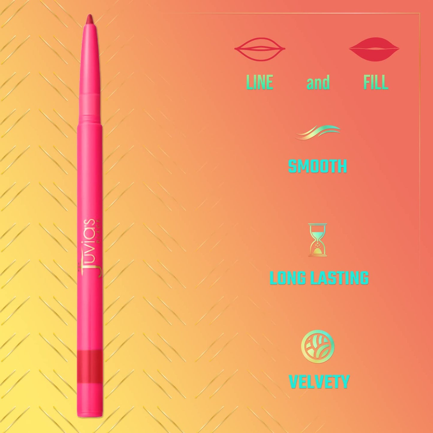 Juvia's Place Coffee Shop Luxe Lip Liner: Ruby - Colorstay Matte Finish Lip Pencil, Makeup for Natural Long Lasting Beauty and Sensational Wear, Lip Beauty & Personal Care Juvia's Place