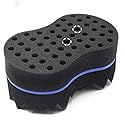 RioRand Hair Sponge Magic Barber Twist Curl Brush Sponge Dreads Locking Afro Coil Comb?Blue 4.5 Inch (Pack of 1) Beauty & Personal Care RioRand