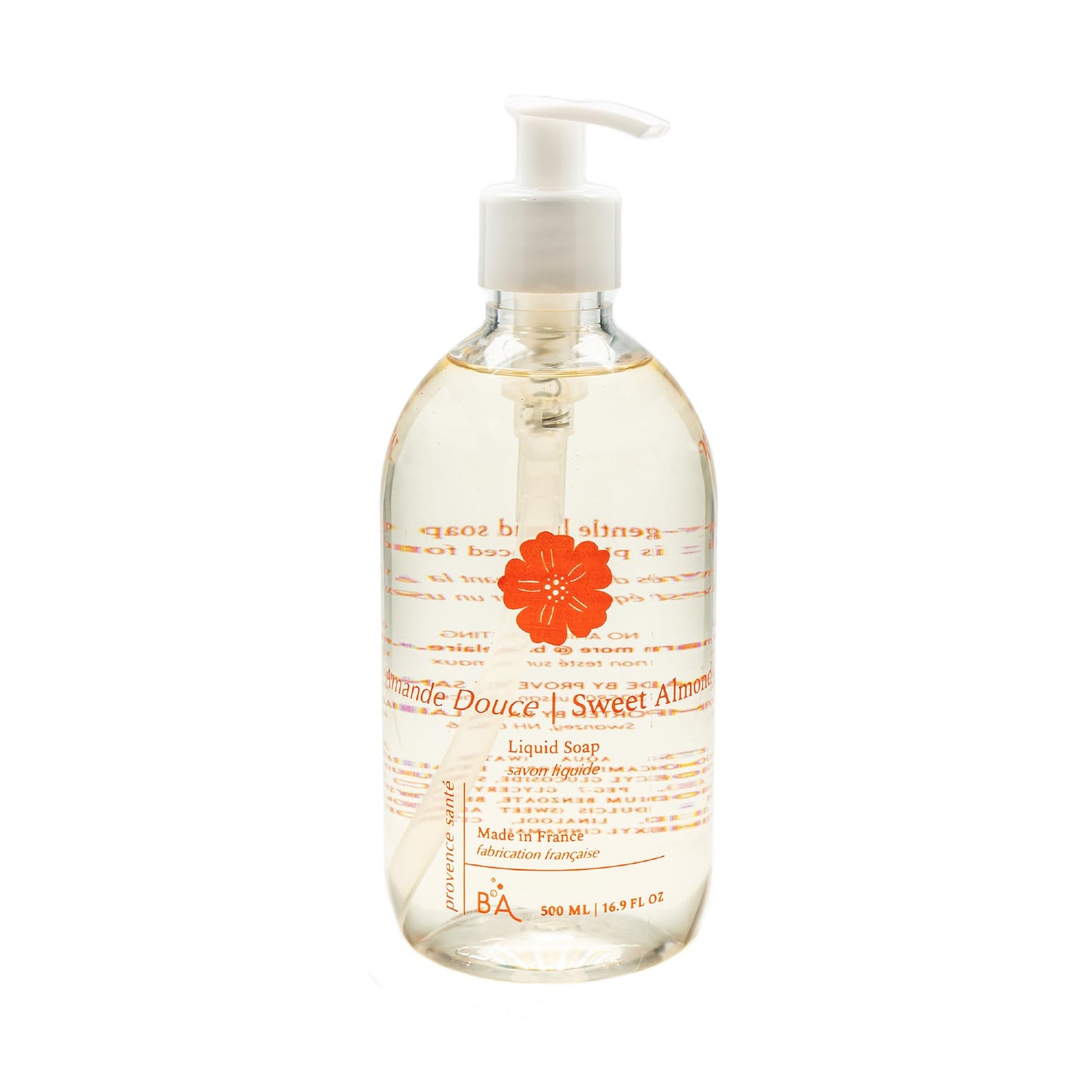 Provence Sante Natural Liquid Soap - Moisturizing Almond Oil Hand Soap with Warm Sweet Almond Scent - Elegant Pump Dispenser for Kitchen & Bath (16.9 Beauty & Personal Care Provence Sante