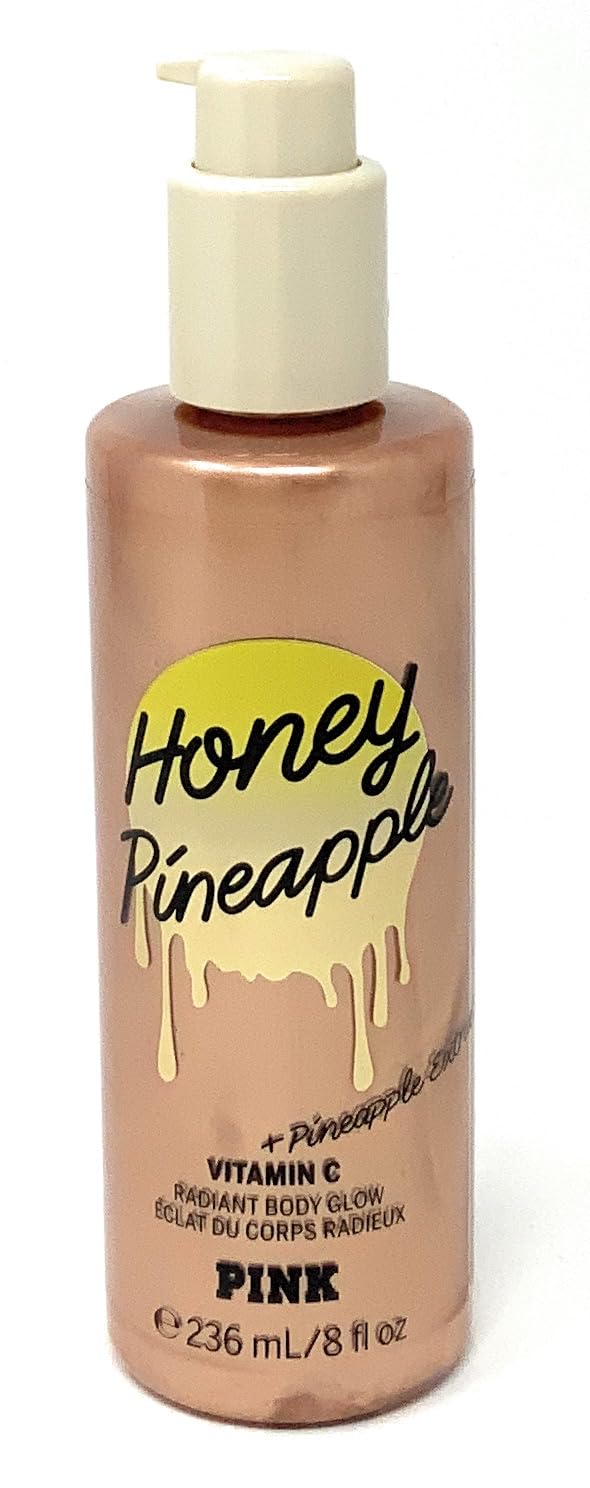 Victoria's Secret PINK Honey Pineapple Radiant Body Glow Oil, 1 Fl Oz (Pack of 1)