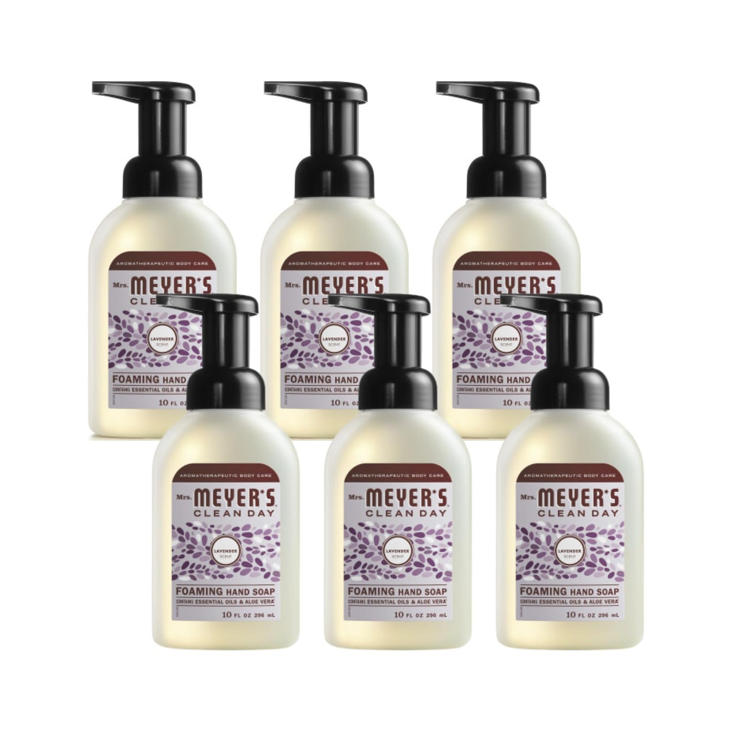 Mrs. Meyer's Foaming Hand Soap, Lavender, 10 Oz (Pack of 6) Beauty & Personal Care Mrs. MEYER'S
