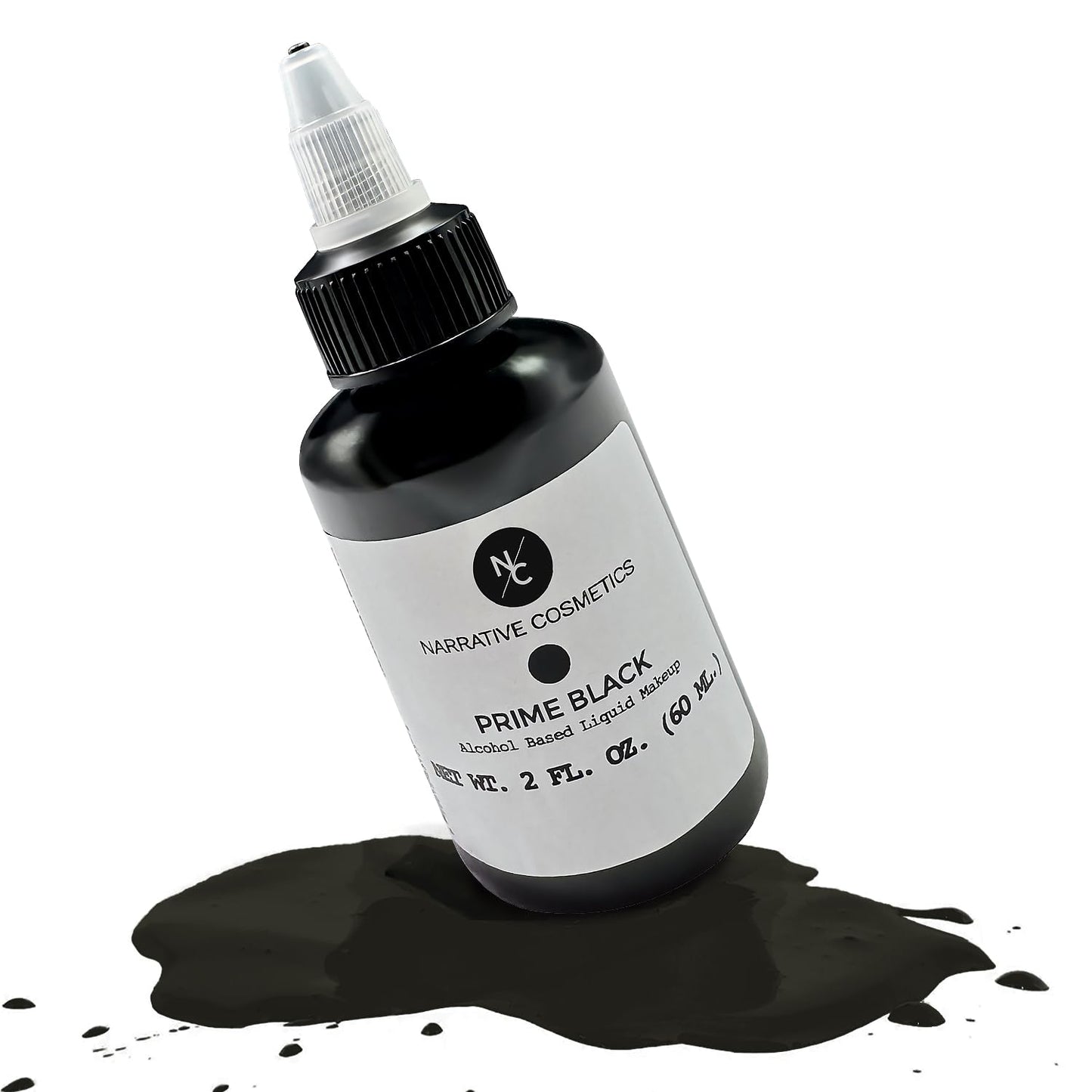Narrative Cosmetics FX Alcohol Airbrush Paint - 2 fl oz | Waterproof, Quick-Dry, Skin-Safe Body & SFX Makeup | Brush or Sponge | Stage, Film Beauty & Personal Care Narrative Cosmetics
