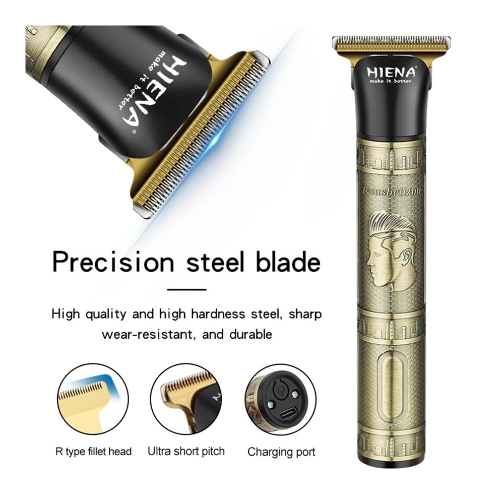 EWKYLSEM Razors 3-in-1 Precision Hair Cutting Machine- T-Blade Clipper and Wireless Beard Trimmer with USB Charging, Nose Hair Trimmer Beauty and Personal Care EWKYLSEM