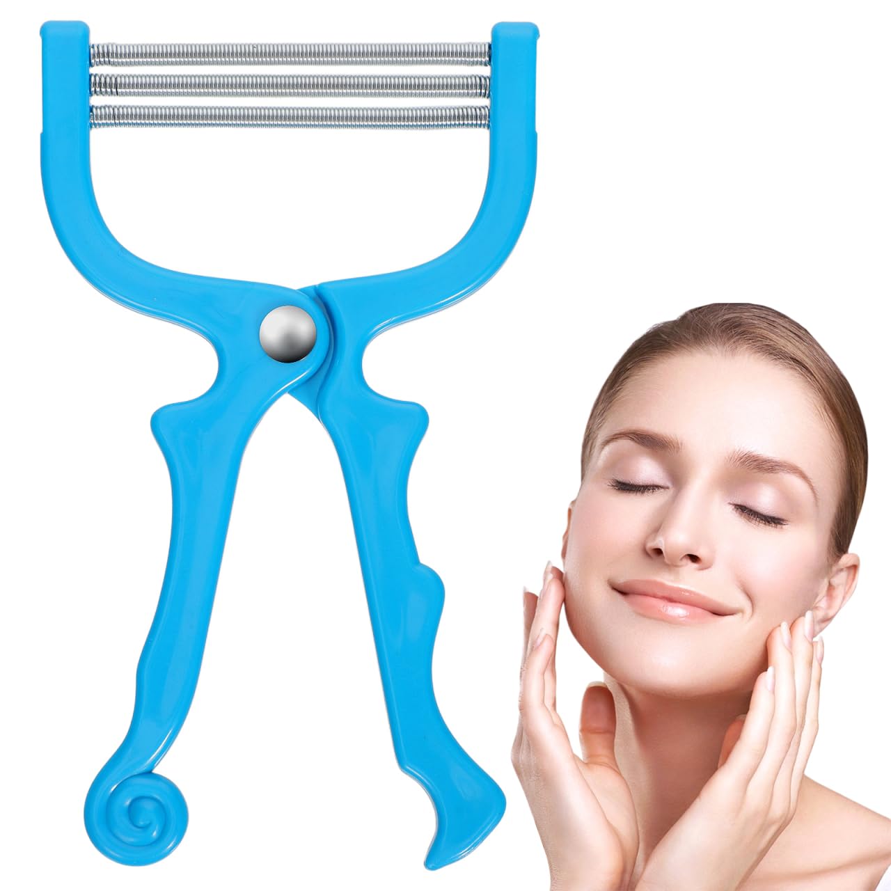 Healvian Portable Facial Hair Remover for Women Facial Threader Spring Face Epilator Beauty and Personal Care Healvian