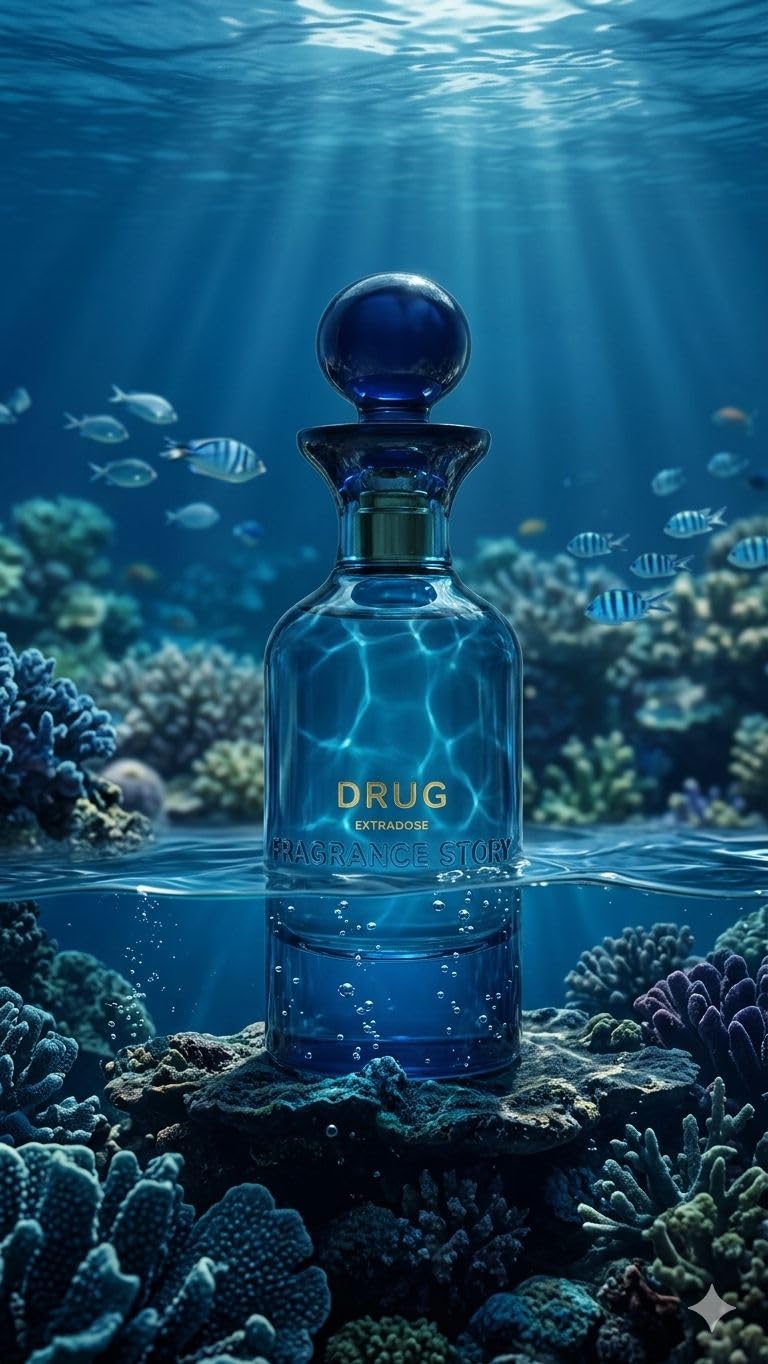 FRAGRANCE STORY Drug Extrados Eau de Parfum for Men - Long Lasting Citrus Marine Woody Cologne with Ambergris & Patchouli - Bold Masculine Fragrance Beauty & Personal Care FRAGRANCE STORY