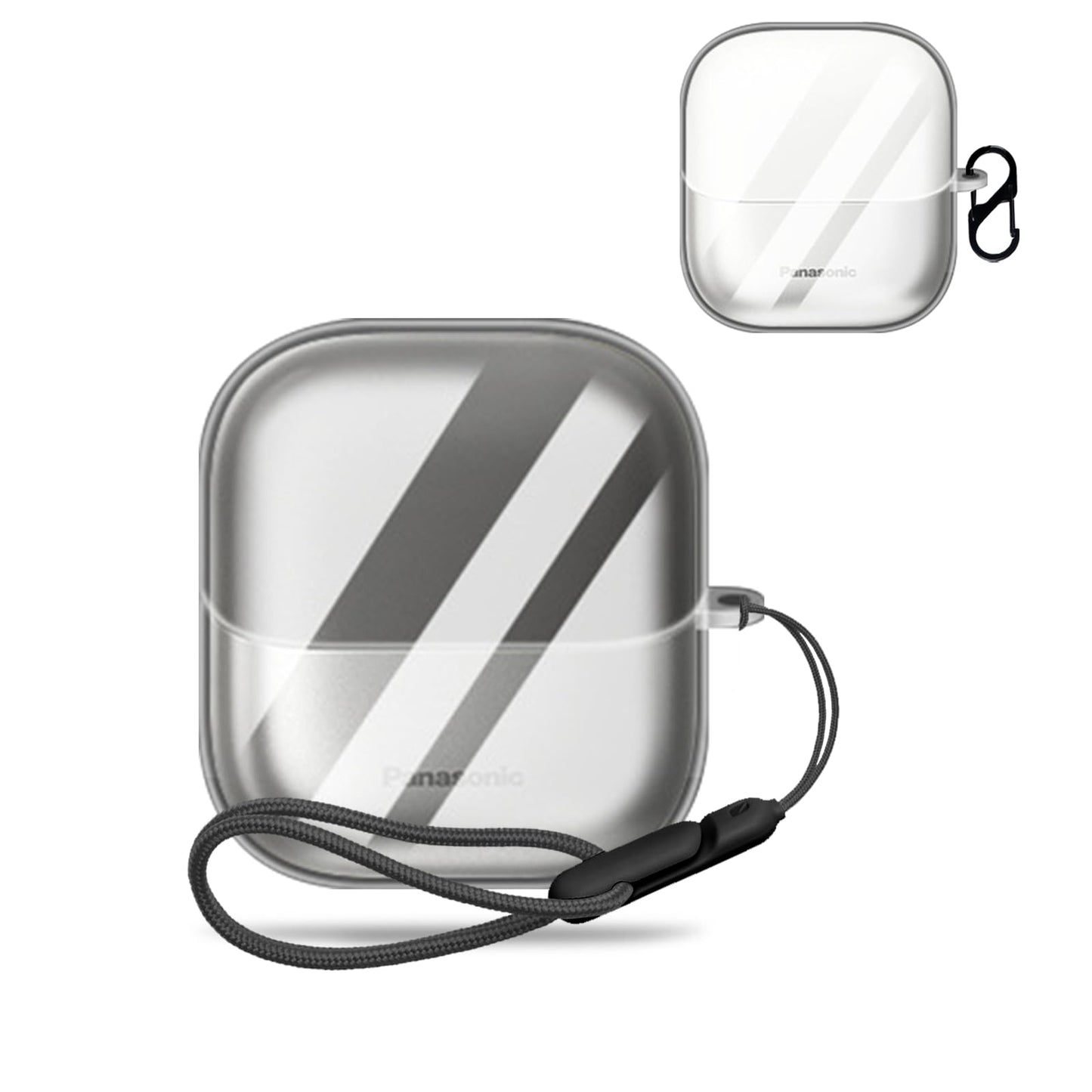 for Panasonic ES-CM3A Swipe Right Compact Shaver Case Cover, NOUKAJU TPU Protective Cover(with Carabiner+Lanyard) Drop-Proof, Scratch-Proof,Protective Beauty and Personal Care NOUKAJU