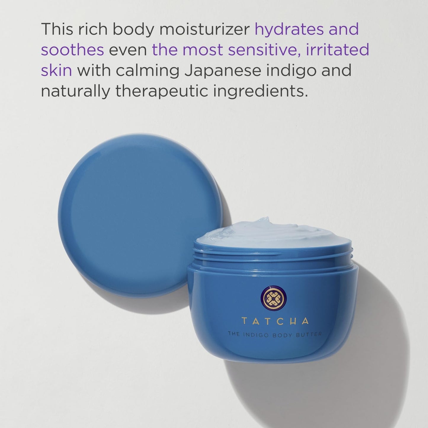 TATCHA The Indigo Body Butter | Soothing Silk Body Cream for Skin Dryness & Eczema, 200 ml | 6.8 oz Beauty & Personal Care TATCHA