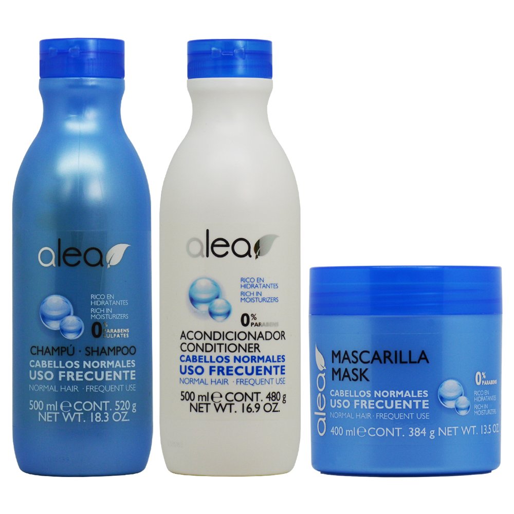 Alea Normal Hair with Rich in Moisturizers Shampoo + Conditioner + Mask"Set" Beauty & Personal Care Alea Cosmetics