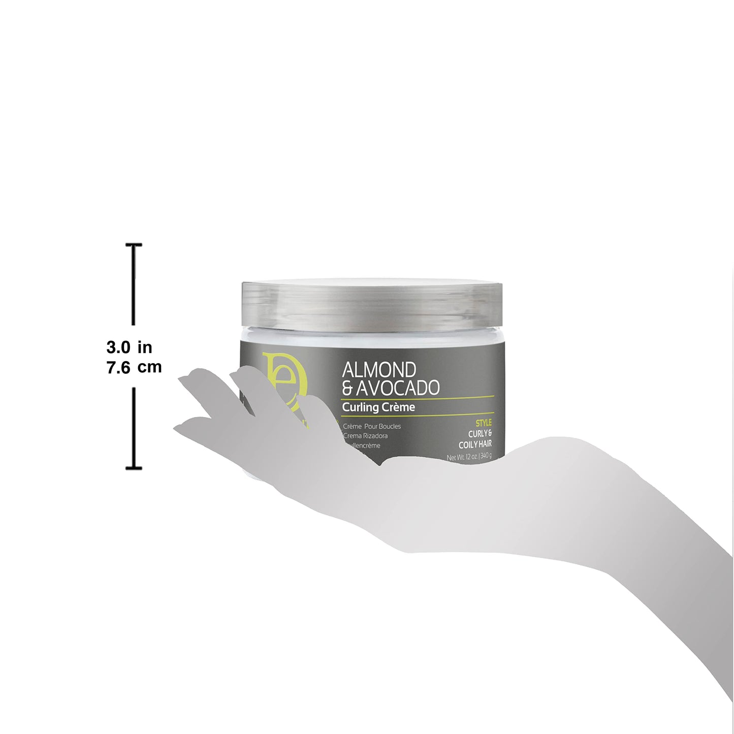 Design Essentials Almond & Avocado Curling Crème, Curl Defining Cream for Curly & Coily Hair, Soft Hold & Shine, 12 oz Beauty & Personal Care Design Essentials