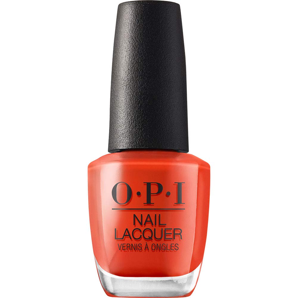 OPI Nail Lacquer A Red-vival City | Opaque Bright Red Crème Chip Resistant Nail Polish | Lisbon Collection Beauty & Personal Care OPI