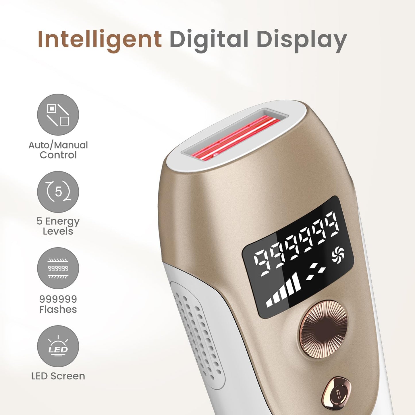 FELOOW IPL Laser Hair Removal: IPL Laser Hair Removal for Women, Long-Lasting Results,999,999 Flashes Hair Removal at Home, Model S3 Beauty and Personal Care FELOOW
