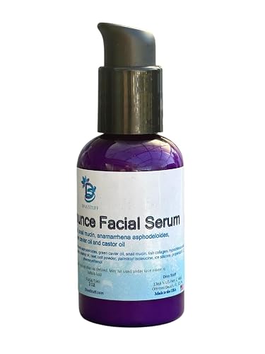 Diva Stuff Peptide Bounce Facial Serum With Hypochlorous Acid, Green Caviar Oil, Snail Mucin, Niacinamide and More, 2 oz Beauty & Personal Care Diva Stuff