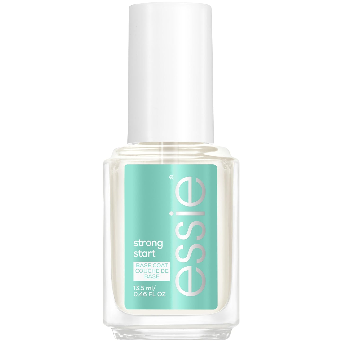 essie Nail Care, 8-Free Vegan, Strong Start Base Coat, strengthening nail polish, 0.46 fl oz Beauty and Personal Care essie