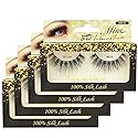 "4 Pairs" Miss Lash 100% Handmade Tapered 3D Volume lash M218 Beauty & Personal Care Miss Lashes