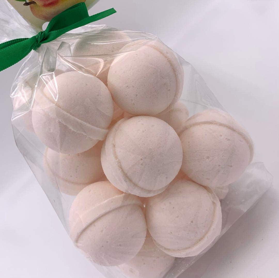 SpaPure CLEMENTINE LAVENDER Bath Bombs 14 Bath Fizzies, ultra-moisturizing bath melts, popular 1 oz (half round shape) made in USA with Shea Butter… Beauty & Personal Care Spa Girl/Spa Pure