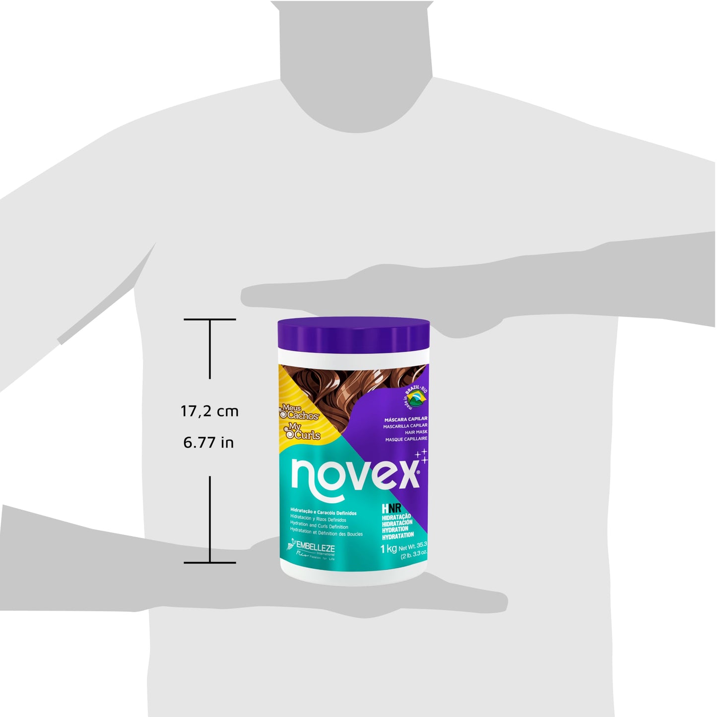 Novex My Curls Deep Conditioning Mask, 35 oz - Enhanced with a Mix of Oils and Cranberry Extract (Suitable for All Curls) Beauty & Personal Care NOVEX