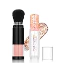 Holographic Mermaid Glitter Makeup Kit: 2-in-1 Body & Face Stick & Loose Powder with Built-in Brush for Festival, Rave, Concert, Carnival | Shimmery Beauty & Personal Care FindinBeauty
