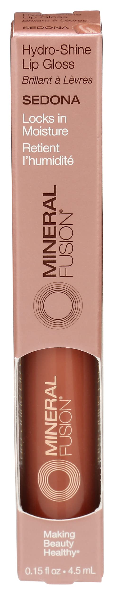 Mineral Fusion HydroShine Lip Gloss, Sedona, 0.15 Ounce Beauty & Personal Care Mineral Fusion