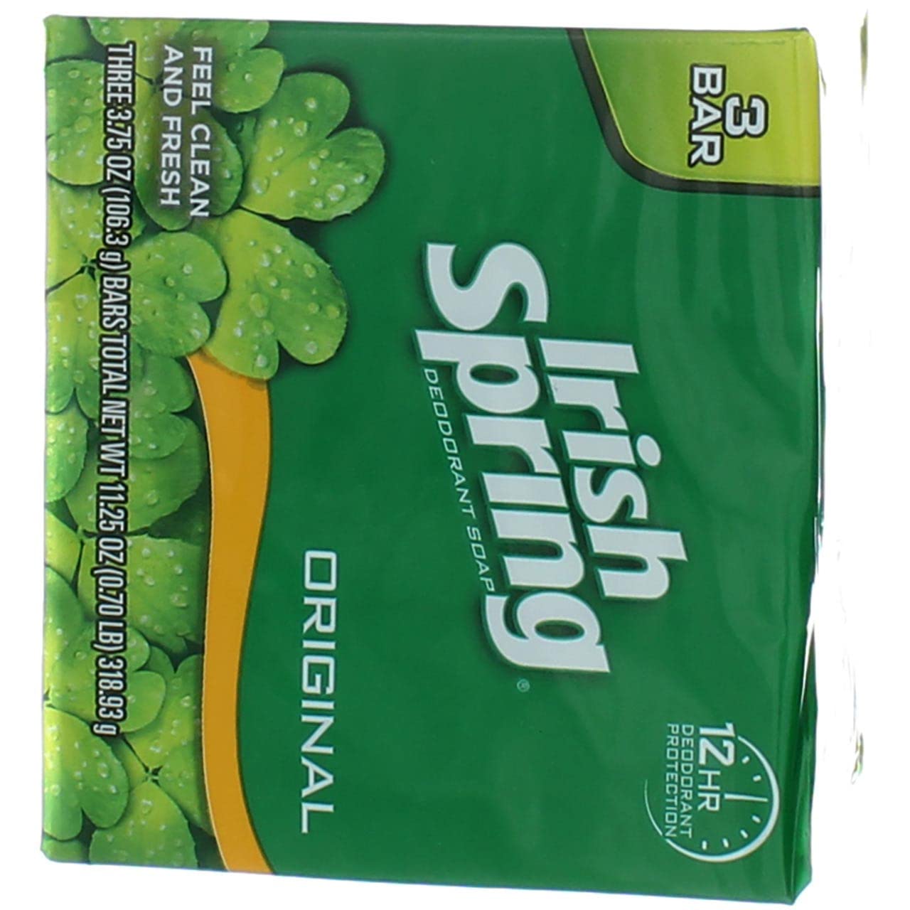 Irish Spring Original Deodorant Bar Soap 3 ct (Pack of 24) Beauty & Personal Care Irish Spring