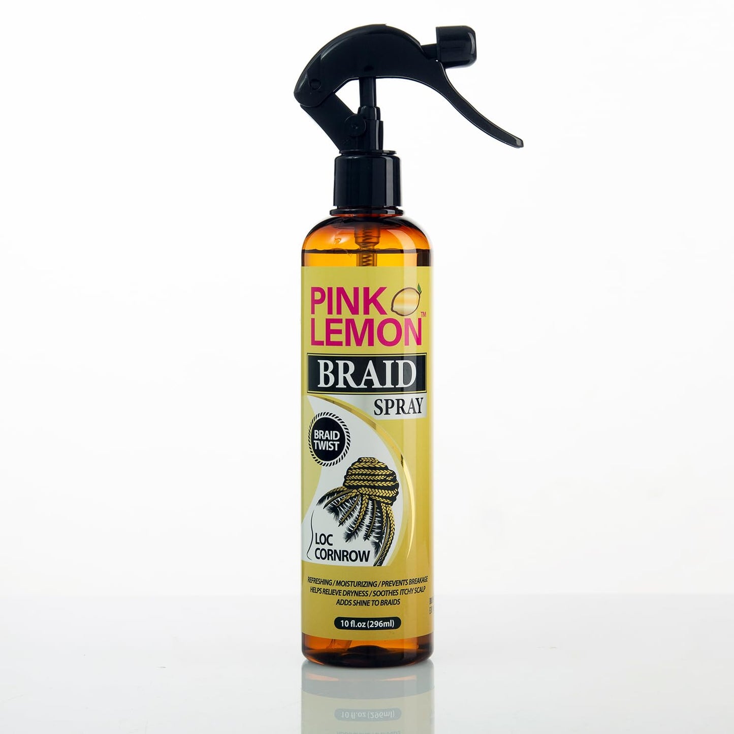 PINK LEMON Braid Spray for Hair, Moisturizing and Refreshing Formula, 10 fl oz Beauty & Personal Care PINK LEMON