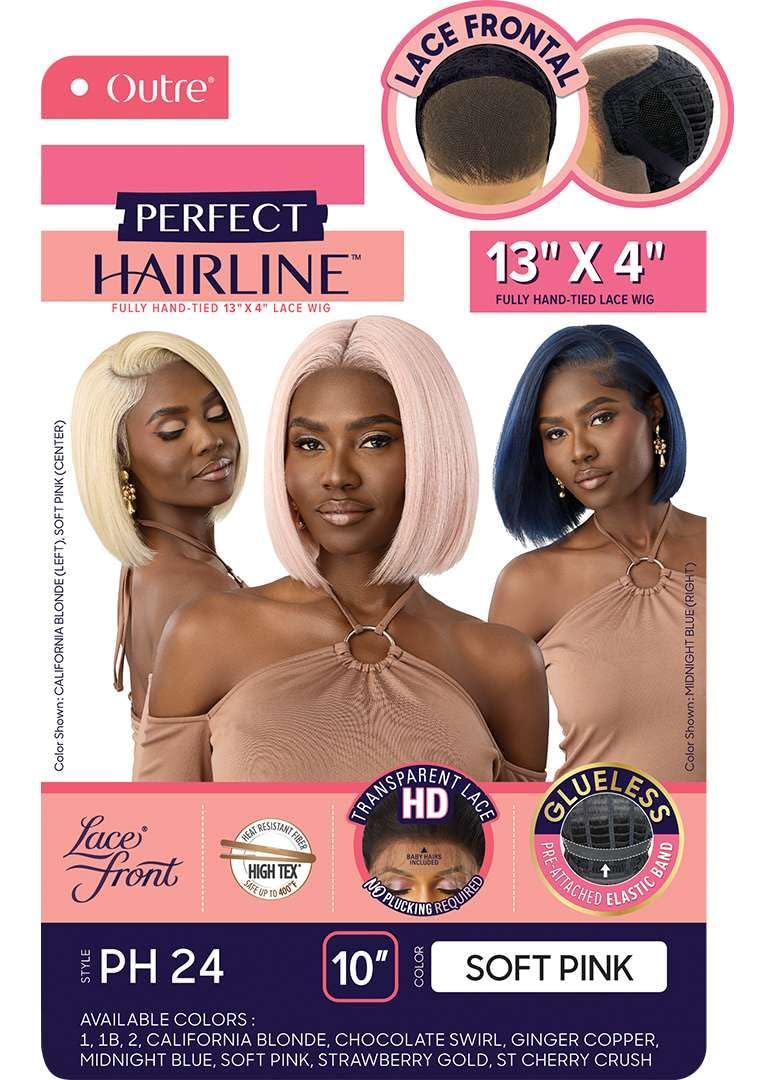Outre Lace Front Wig - Perfect Hair Line 13X4 Frontal - PH 24 (STRAWBERRY GOLD)