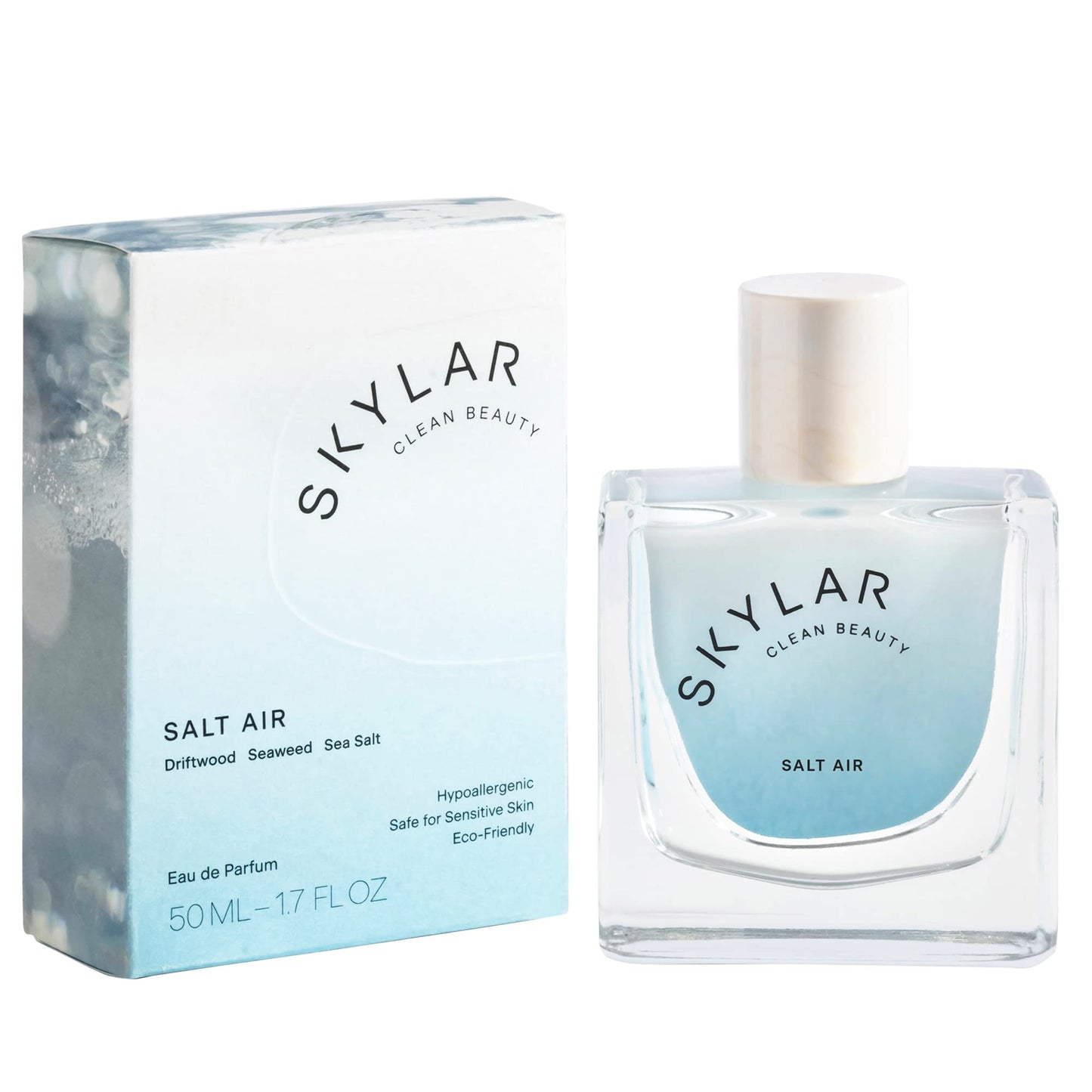 Skylar Salt Air Eau de Parfum 1.7oz – Clean, Hypoallergenic Vegan Perfume for Women & Men, Fresh Scent with Driftwood, Sea Salt & Seaweed Beauty & Personal Care Skylar