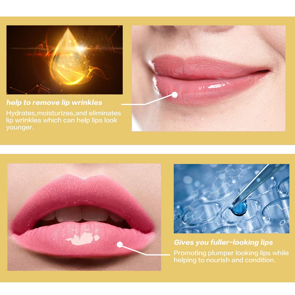 KISSIO Natural Lip Plumper,Lip Plumping Lip Gloss,Lips Plumper Gloss,Lip Plumper,Moisturizing& Reduce Fine Lines 5.5ml For Day Use Beauty and Personal Care KISSIO