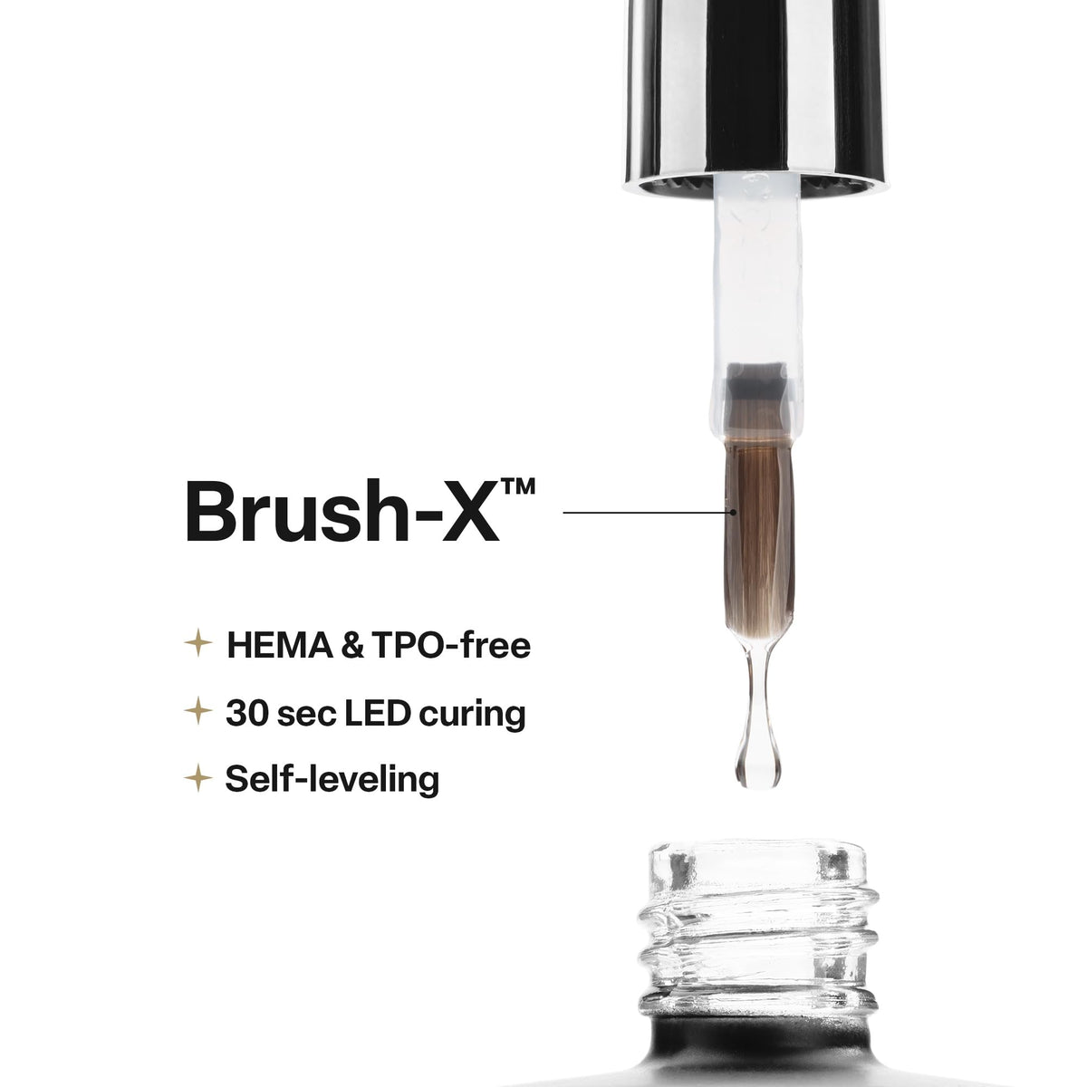 APRÉS Base Gelcoat X 15ml | HEMA & TPO-Free Rubber Base Scratch Resistant Gel Nail Polish Soak Off Base Coat
