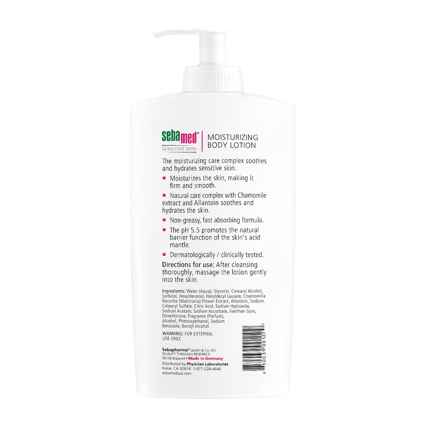 Sebamed Moisturizing Body Lotion for Normal and Sensitive Skin 13.50 Fl oz (400mL) with Pump Pack of 2 Beauty & Personal Care SEBAMED