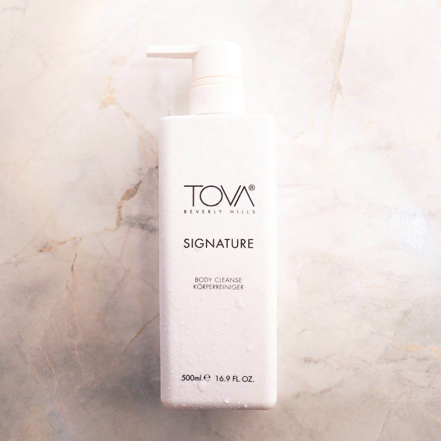 Tova Signature Body Cleanse with Pump - Moisturizing Fresh & Floral Shower Gel for Women - Cornflower Sea Fennel - USA-Made & Cruelty-Free - 16.9 fl Beauty & Personal Care Tova