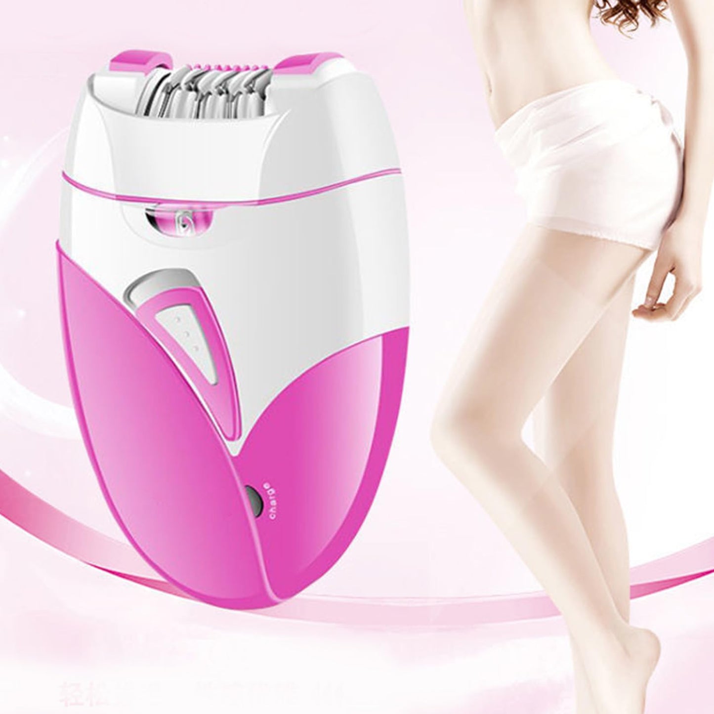 Bikini Trimmer for Women, Cordless 2 Speed USB Rechargeable Hair Trimmer with Guards, Gentle Electric Clippers for Body Face Razors Shavers Beauty and Personal Care ZJchao