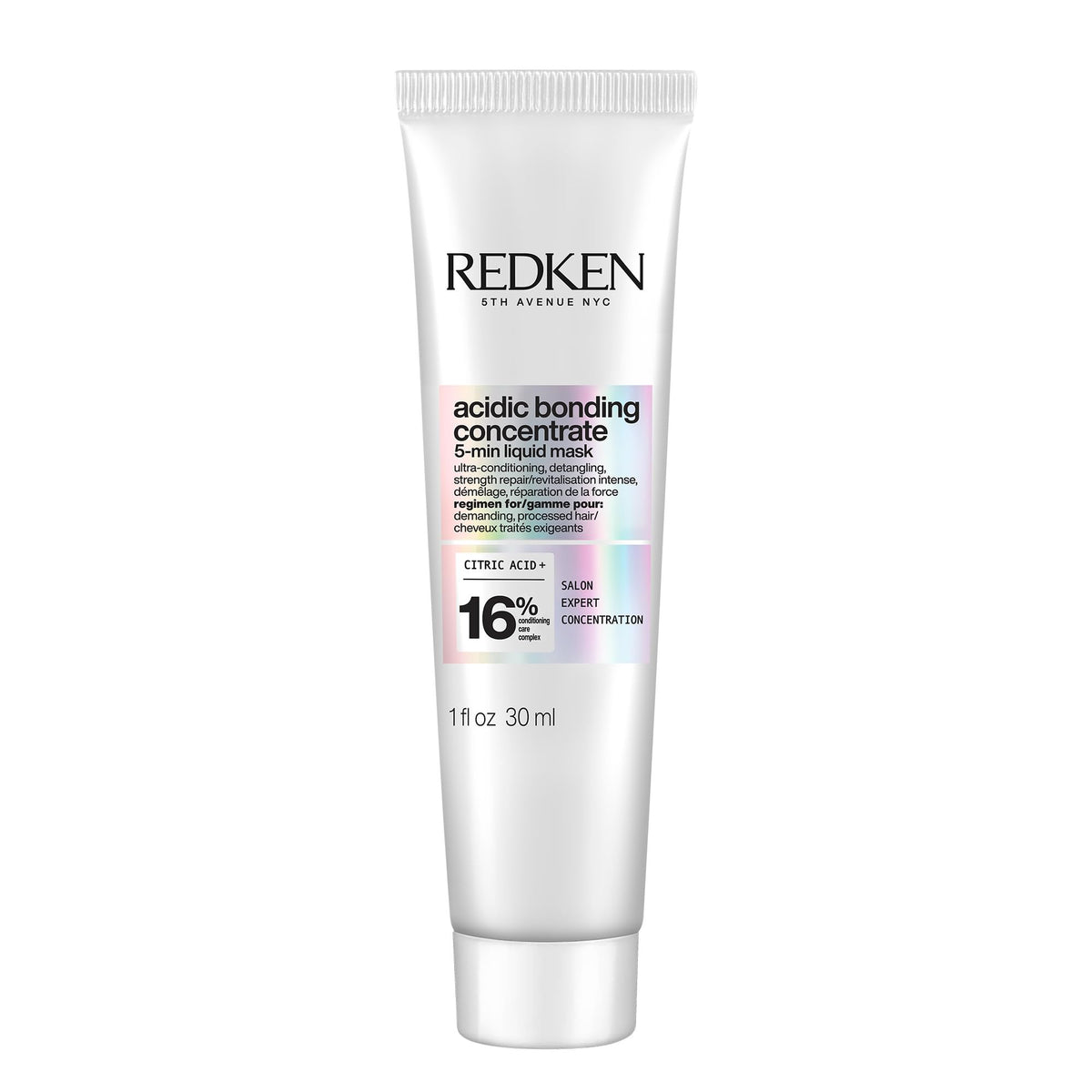 Redken Acidic Bonding Concentrate Mask - For Damaged Hair, 1 fl oz