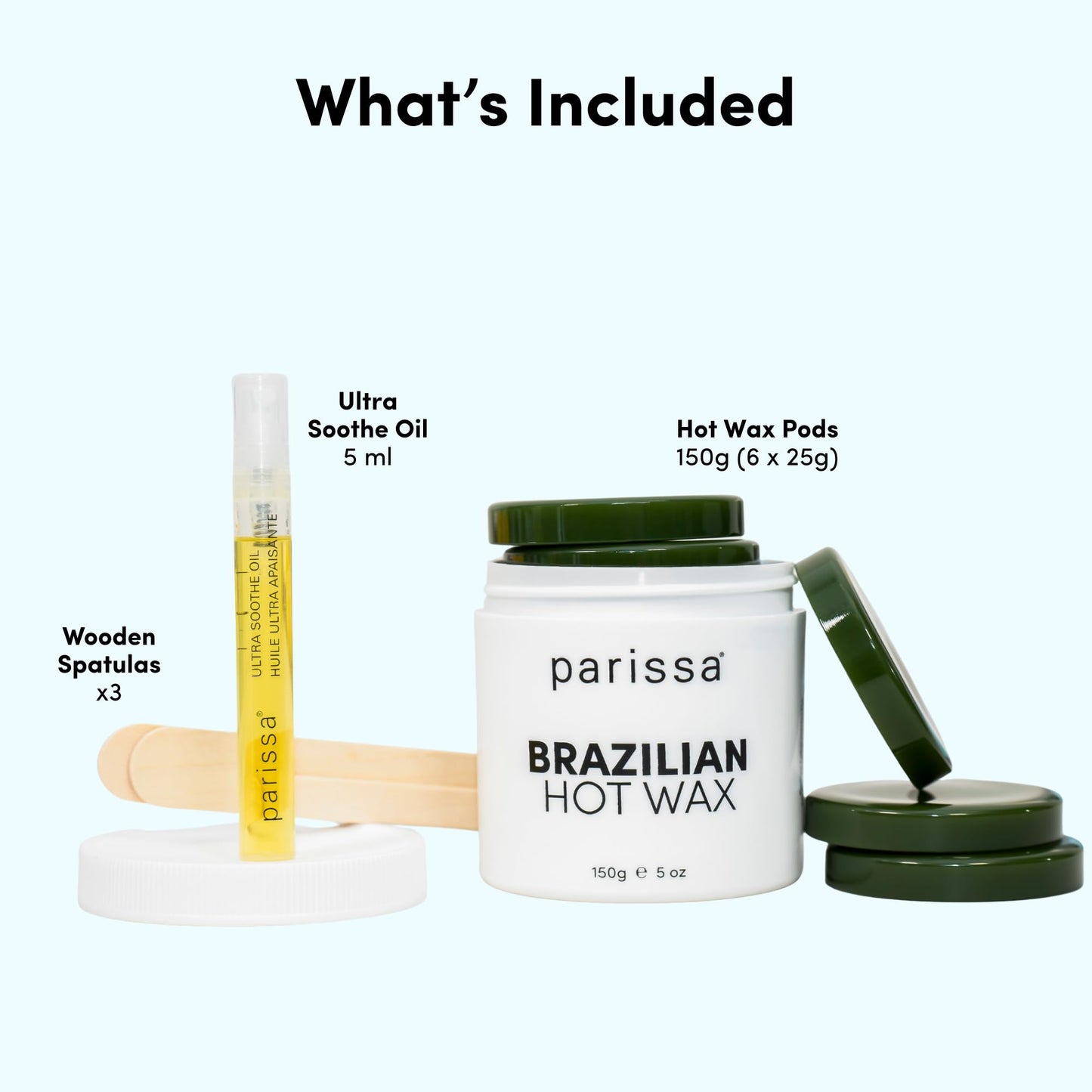 Parissa Microwavable Natural Bikini Hot Wax Kit - No-Strip Hard Wax for Coarse Hair on Bikini & Underarms - Ideal for Brazilian-Style Waxing - 150 g Beauty and Personal Care Parissa