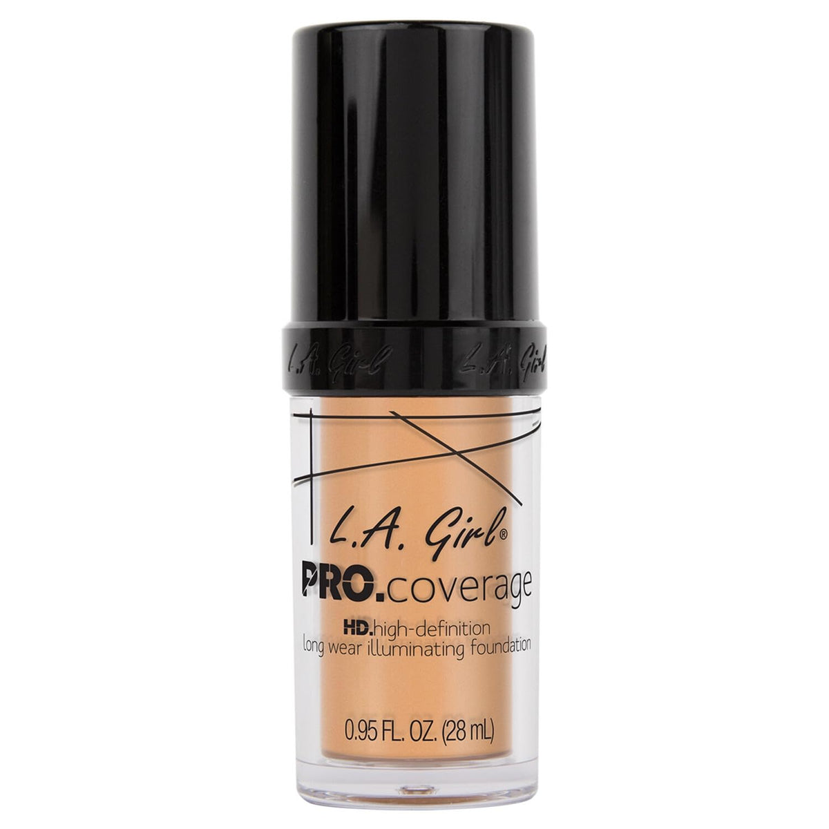 L.A. Girl Pro Coverage Liquid Foundation, Porcelain, 0.95 Fl Oz