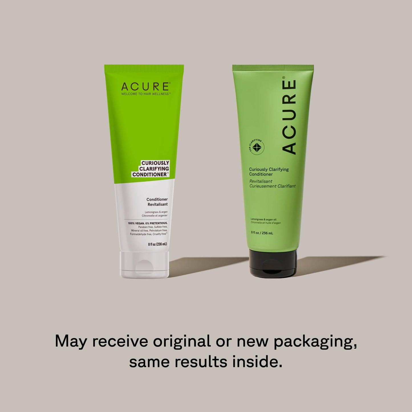 Acure Curiously Clarifying Conditioner - Hair Conditioner for Women & Men with Oily Hair & Residue, Lightweight Hair Care for Curly, Straight, Thick Beauty & Personal Care Acure