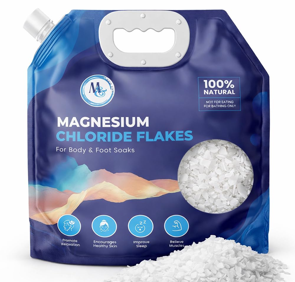 Dead Sea Magnesium Flakes Bath & Foot Soak, Unscented - 10 lb Beauty and Personal Care MARCO ESRA