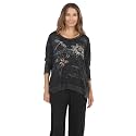Jess & Jane Botanique, Mineral Washed Cotton Slub Dolman Sleeve Rib Detail Tunic Beauty & Personal Care Jess N Jane