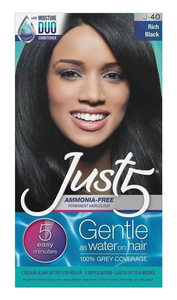 Just 5 Color Rich Black J-40 (2 Pack) Beauty & Personal Care Just 1